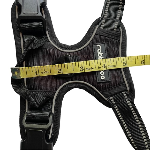 NEW No Pull Dog Harness M + 8’ Leash Black RabbitGoo - Picture 10 of 16